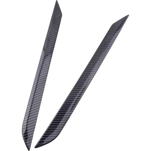 Beler 2Pcs Car Interior Door Strip Trim Cover Decoration Fit for Dodge Ram 1500 2019 2020 Carbon Fiber Style ABS