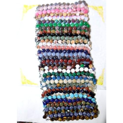 Natural stone Quartz Crystal lapis Turquoises tiger eye round pendants for diy Jewelry making necklace Accessories