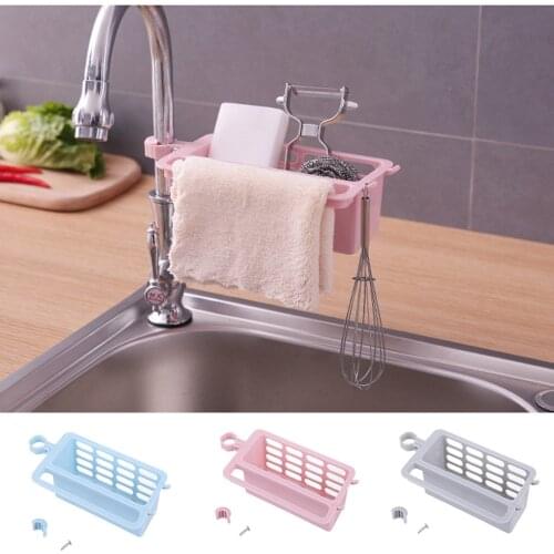Kitchen Drainage Shelf Container Multifunctional Dishwashing Sponge Storage Rack Sink Holder Bath Organizer Kitchen Dish Rack