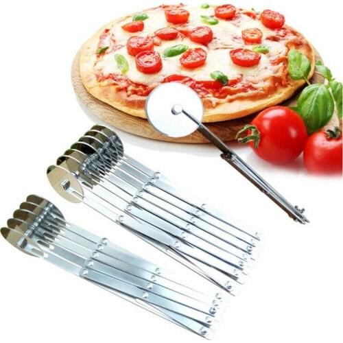 Multiple rounds stainless steel pizza knife /adjustable pizza tool baking utensils cut knife