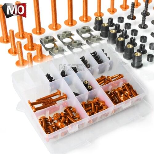 Motorcycle Accessories Full Fairing Bolt Screws Kit Fastener Clips Fit For Aprilia RS 125 Bajaj Pulsar 200 NS Benelli TRK 502
