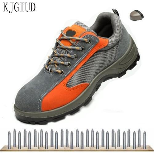 Winter Men Work Safety Shoes Steel Toe Warm Breathable Mens Casual Boots Puncture Proof Labor Insurance Shoes sneakers