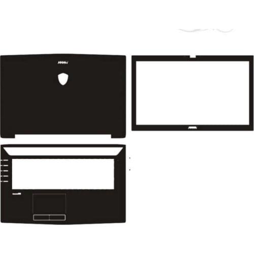 KH Laptop Sticker Skin Decals Cover Protector Guard for MSI GT72