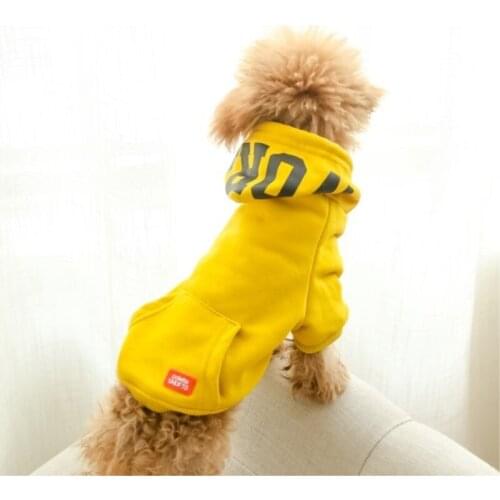 New spring autumn small puppy Teddy cats casual printing Hooded Sweater pets coat wholesale casual all size