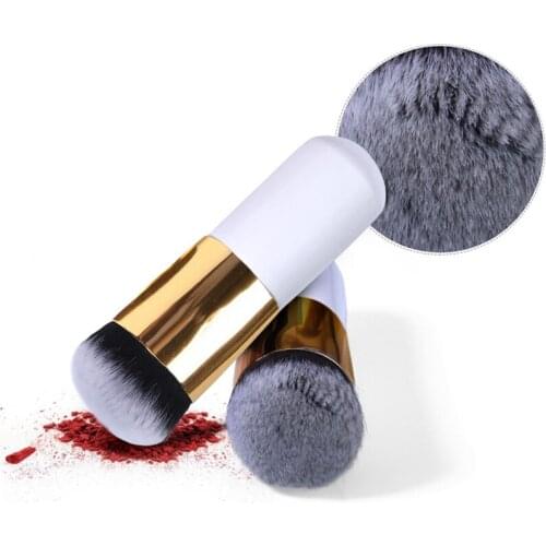Single Big Head Chubby Pier Foundation Brush Multi-Function Makeup Beauty Tool Blush Brush Highlight Brush Loose Powder Brus