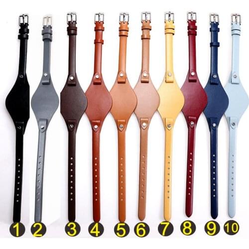 8mm Watch Band Genuine Leather Watch Strap Women Wristband For Fossil Es3077 2830 3262 3060 4176 4119 4026 4340 Small Bracelet