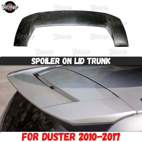 Spoiler for Renault / Dacia Duster 2010-2017 on lid trunk ABS plastic sport styling accessories car tuning aerodynamic wing