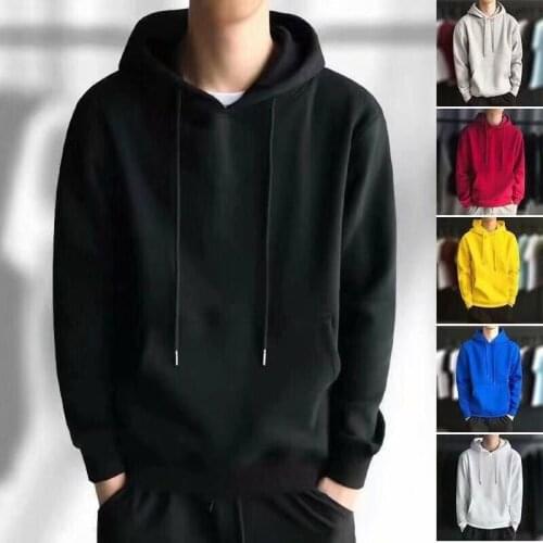 2021 Hoodies Sweatshirts Men Woman Fashion Solid color Red Black Gray Autumn Winter fleece Hip Hop Hoody Male Brand Casual Tops