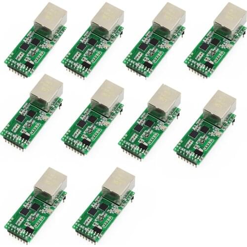 Embedded Ethernet Module RS232 Serial to Ethernet Network Converter TTL Lan Module with HTTPD Client DHCP DNS USR-TCP232-T2