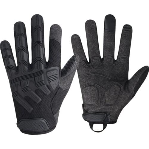 Protective Sports Warm Touch Screen Full-Finger Gloves Outdoor Tactical Training Non-Slip Riding Rock Climbing Motorcycle Gloves