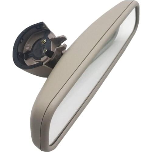 Beige/Gray Interior Rear View Mirror Inner Reflector Reverse Mirror For Audi C6 A6L 2005-2012 4F0 857 511 AA