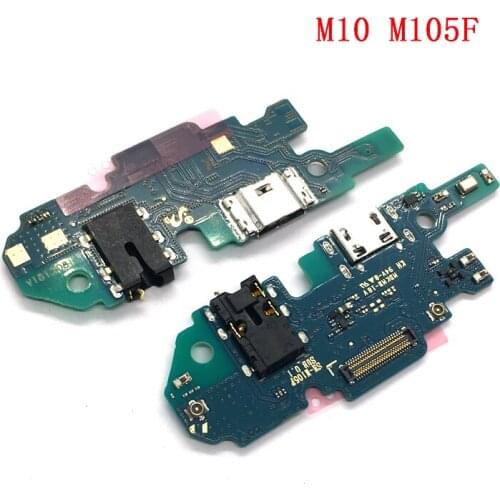 10pcs USB Charging Dock Port Connector Flex Cable For Samsung Galaxy M10 M105 M105F M20 M205 M1205F M30 M305 M305F M40 M405F