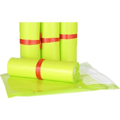 100Pcs New Material Mailing Bags Light Green Poly Mailer Waterproof Shipping Bags Mailer Self-Seal Adhesive Courier Storage Bags
