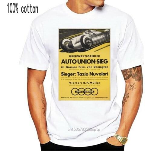 2019 Auto Union Sieg Tazio Nuvolari Vintage Poster artist Mundorff Germany c 1938 Premium T Shirt