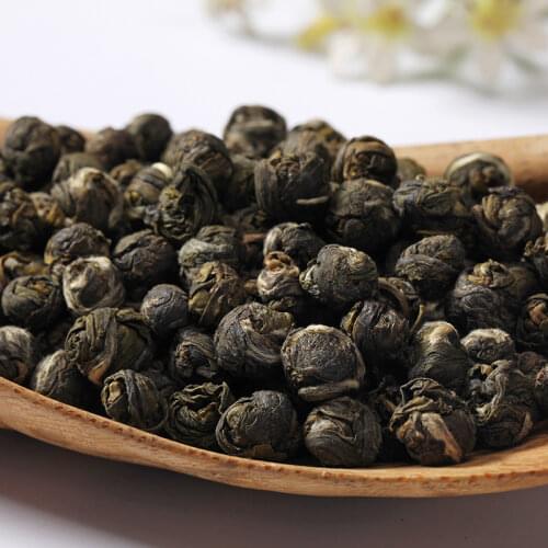 2020 Fresh Natural Organic Premium Chinese Jasmine Green Tea Jasmine Dragon Pearl Fragrance Slimming Kung Fu Tea Housewares
