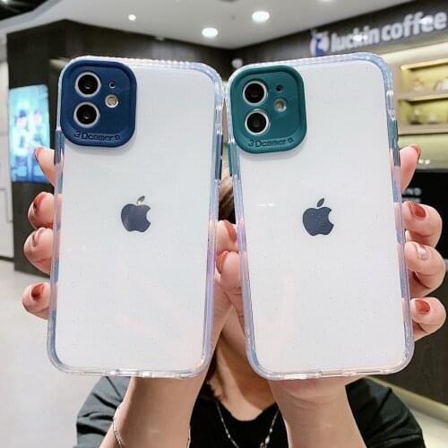 3D Camera Protector Case For iPhone 11 Pro Max SE 2020 Case Silicone Transparent Cover For iPhone X XR XS Max 7 8 Plus Case