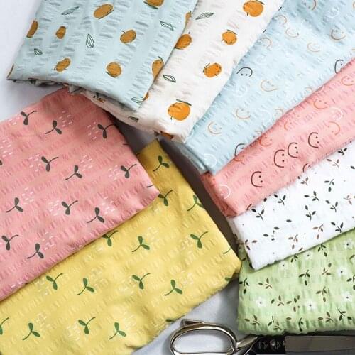 50%Rayon 50%Cotton Fabric In For Sewing Dress Designer Fabric With Feeling 50x140cm/Piece