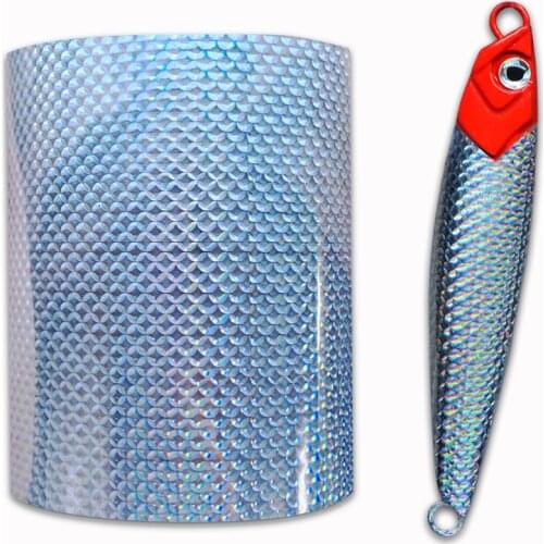 Holographic FIshing Hot Stamping Foil On Paper or Plastic 8cm x 120m DIY Bait Holographic Free Shipping GdLEGEND