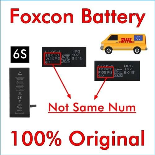 BMT 10pcs Foxcon Factory Battery 1715mAh Battery for iPhone 6S replacement repair 100% Original Reprinted in 2019