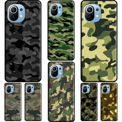 Military Camouflage Pattern For POCO X3 Pro F2 F3 M3 Case For Xiaomi Mi 11 Pro 10T 9T Mi 9 A3 Note 10 Lite Back Cover