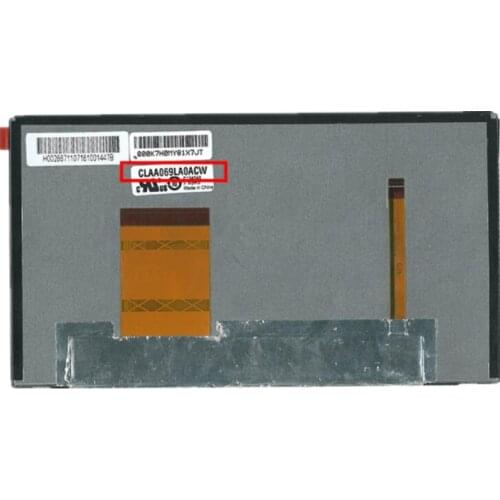 CLAA069LA0ACW BYD 6.9 inch S6 F6 L3 Speed Sharp Car Navigation LCD display external screen HD display screen