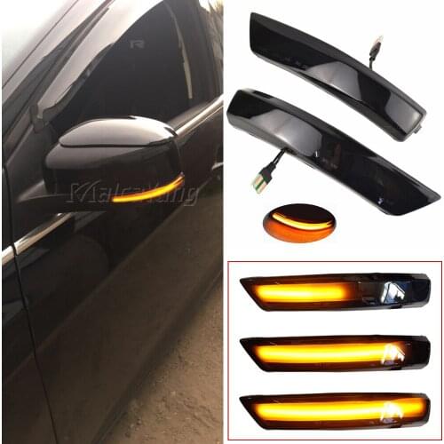 Dynamic Turn Signal Light LED Side Wing Rearview Mirror Indicator Blinker Repeater Light For Ford Focus 2 Mk2 3 Mk3 Mondeo 4 Mk4