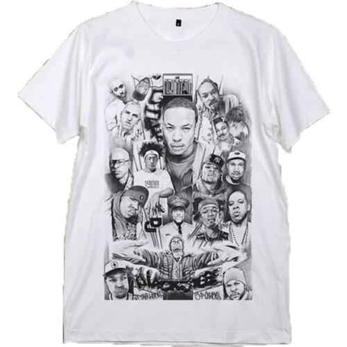 Mix All Rapper Ice Cube Eminem 2PAC U-Nack, V-Nack White Gray T-Shirt O-Neck Tee Shirt Men Cotton Tees Streetwear