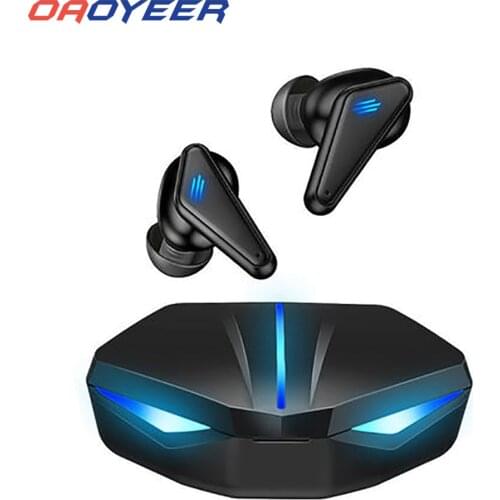 Bluetooth Earphone Gaming Earbuds 65ms Low Latency TWS with Mic Bass Audio Sound Positioning PUBG Wireless Headset