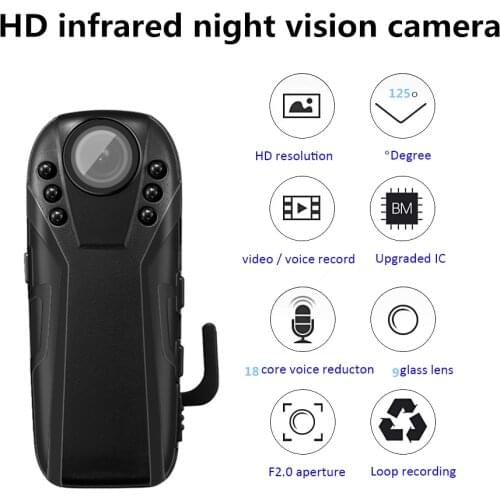 Boblov L02 Small Camera Full HD 1080P Portable Camara Police DVR Recorder Body Cam Motorcycle Bike Motion bodycamera mini kamera