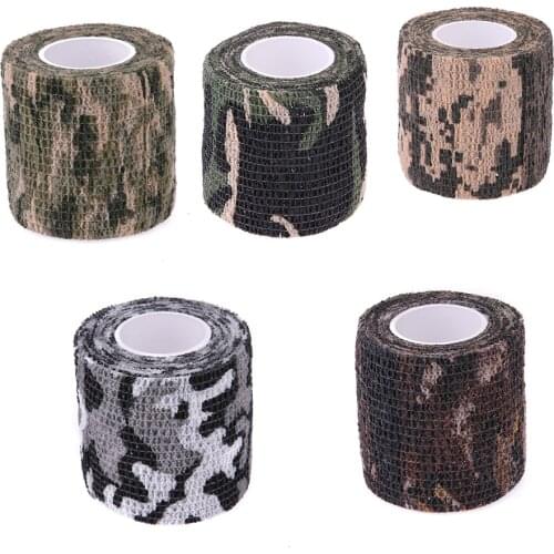 Outdoor Bionic Wrap Hunting Camping Stealth Tape Outdoor Sport Hunting Bionic Wrap Practical Fabric Camouflage Tape