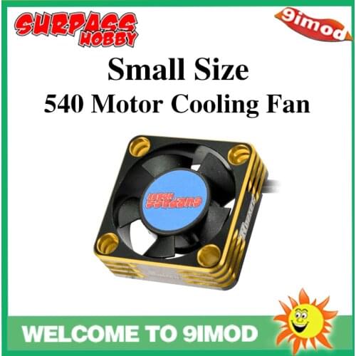 SURPASS HOBBY 5V 28000RPM Heat Dissipation Metal Motor Cooling Fan for 540 Brushless Motor Small Size