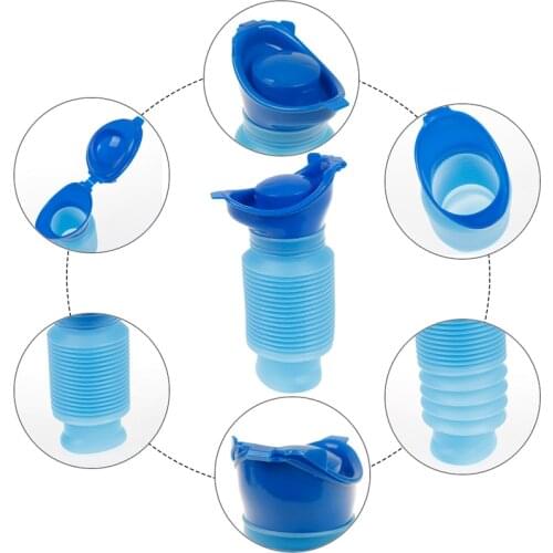 750ML Portable Urinal Adult Mini Extended Travel Car Camping Urination Pee Toilet Urine Help Reusable Washable Urinal Bottle Bag