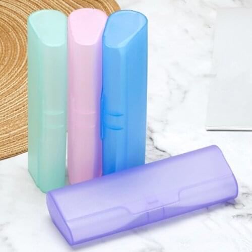 Translucent Eyewear Cases Portable Plastic Sunglasses Protection Box Spectacles Storage Container Eyeglasses Accessories