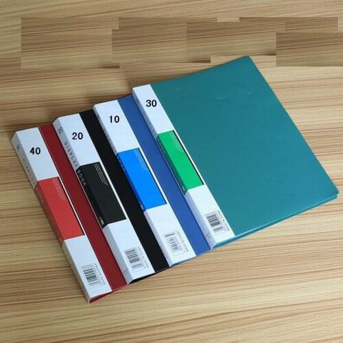 Qone file data book file folder Information Booklet input A4 Size paper 10/20/30/40 page Randomly Color