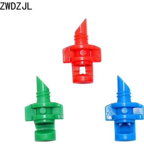 Garden Irrigation Refraction nozzle Threaded Sprinkler connection fog nozzle 90/180/360 Degrees Sprayer 300pcs