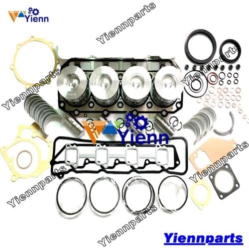 4TNE98 4TNE98-EBV 4TNE98-CRA Overhaul Rebuild Kit For Yanmar Excavator Loader Tractor Truck Diesel Engine Kit Repair Parts