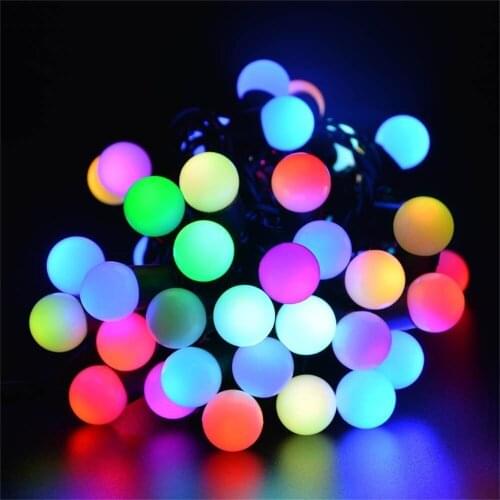 LED Solar Power 30 LED 6mtr Holiday Decorations outdoor white bulbs string lights rainproof outdoor solar light string