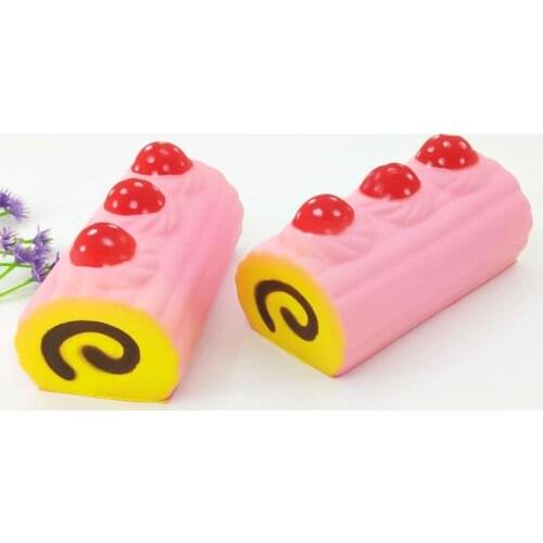 Squishy loaf Fidget Toys Antistress Mini Strawberry Cake Squishy Slow Rising Cream Scented Decompression Cure Toy Childrens Toy