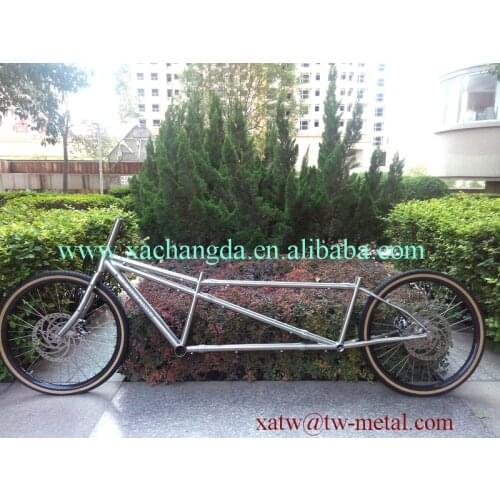 Titanium tandem bike frame titanium S&S coupler bike frame titanium tandem mtb bike frame 27.5