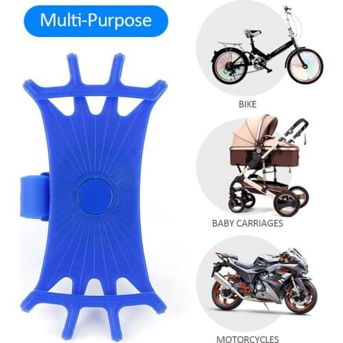 Universal Motocycle Bicycle Mobile Phone Holder For IPhone Samsung Xiaomi Huawei Cell Phone Mobile Bike Handlebar Bracket Holder