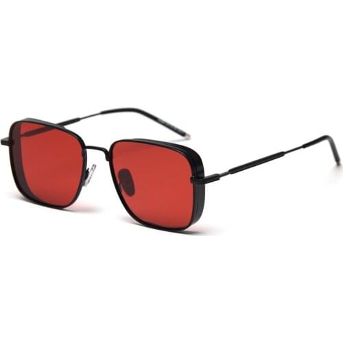 Veshion Square Sunglasses for Men Polarized Kroean Style High Quality 2020 Shield Women Sun Glasses Red Black Windproof