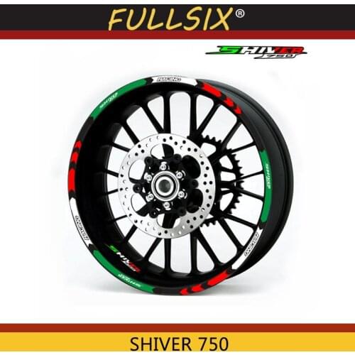 High Quality Motorcycle 17inch Wheel Decal Reflective Stickers For Aprilia SHIVER 750