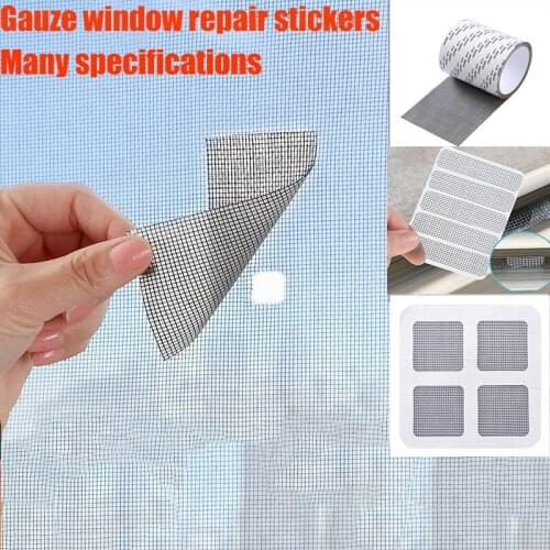 1-10Pcs Fix Netto Venster Home Stickers Anti Mosquito Fly Insect Insect Reparatie Screen Wall Patch Stickers mesh Venster Scherm