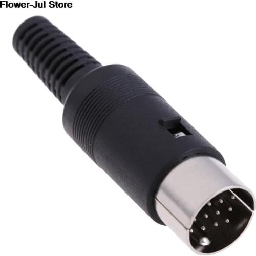 1PC DIN Plug 13 PIN Male Inline Audio Adapter Connector DIN-13P Plug Audio AV Connector For Keyboard Audio Computers HOT