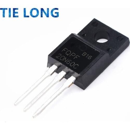 10PCS FQPF20N60 TO220 20N60 20N60C FQPF2060C FQPF20N60C TO-220