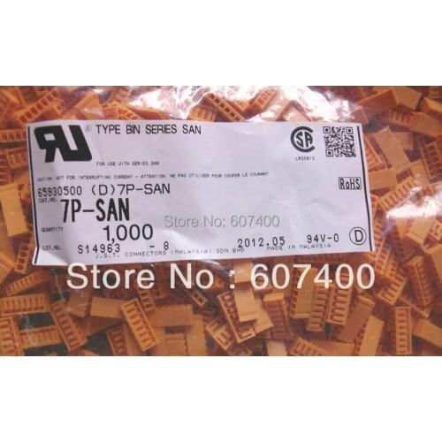 7P-SAN Housings Yellow color Connectors terminals housings 100% new and original parts