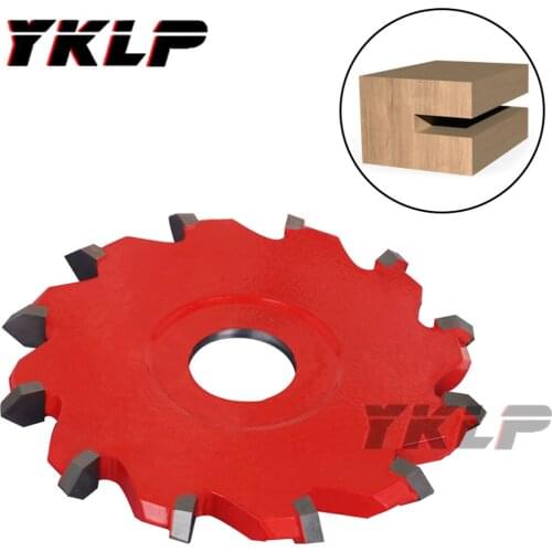 93mm Aluminum Plastic Woodworking Slot Knife V Type for Woodworking Slotting Tungsten Steel Cutter Head 6-12 Teeth