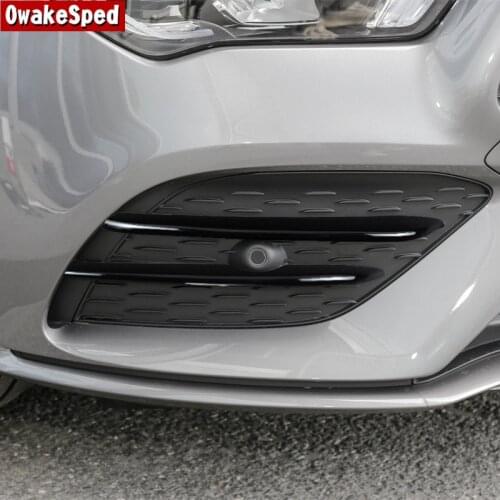 Car Front Bumper Fog Lamp Decoration Trim For Mercedes Benz CLA C118 CLA200 220 2020 Exterior Auto Accessories