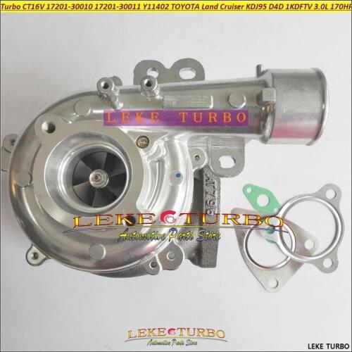 Free Ship Turbo CT16V 17201-30010 17201 30010 1720130010 For TOYOTA Land Cruiser LandCruiser D-4D 1KD-FTV 1KD FTV 1KDFTV 3.0L
