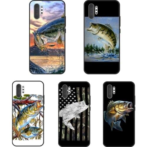 Bass Fishing Case For Samsung Galaxy S21 Ultra Note 20 Note 10 9 S8 S9 S10 Plus S10e S20 FE Back Cover
